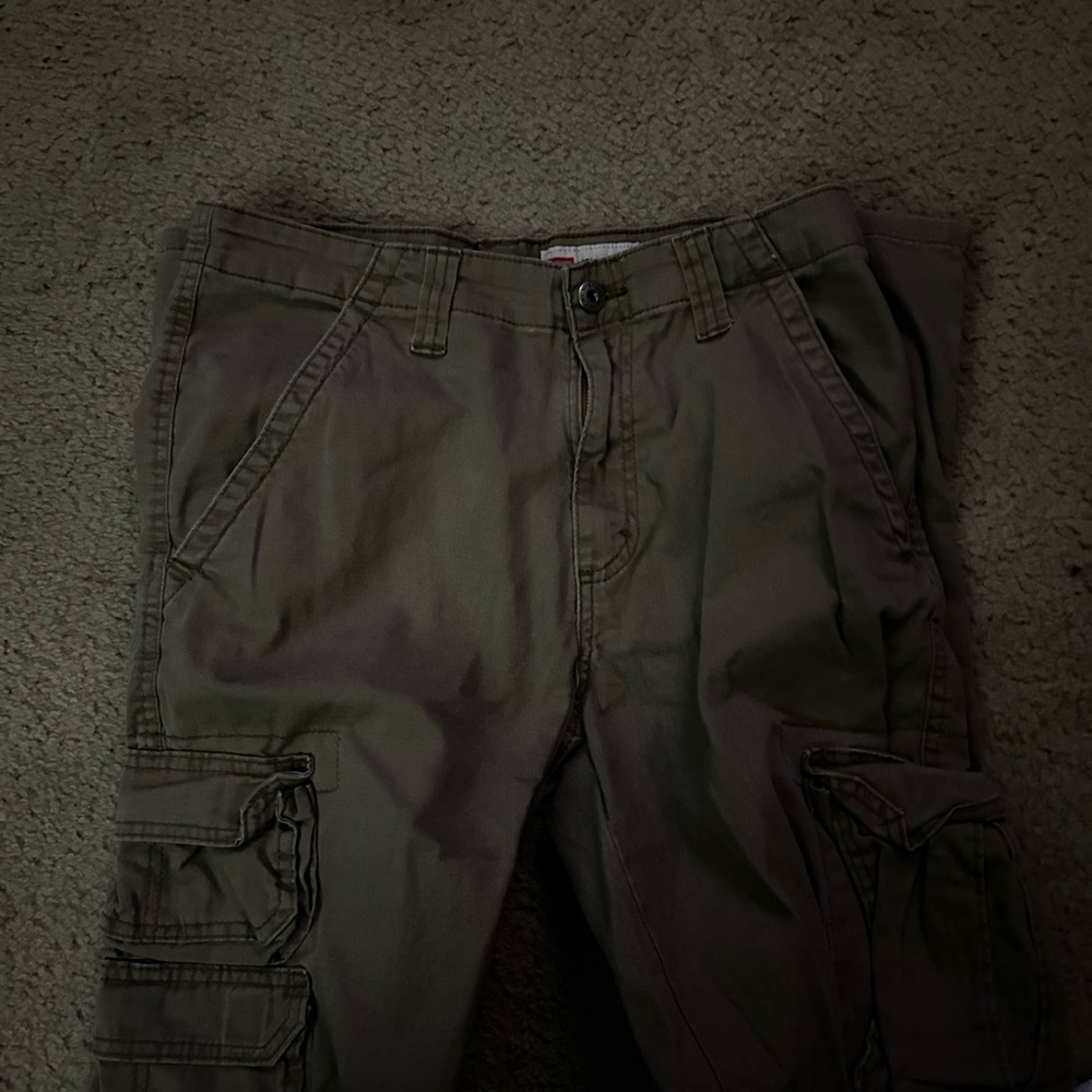 Wrangler Men's Dark Olive Cargo Pants